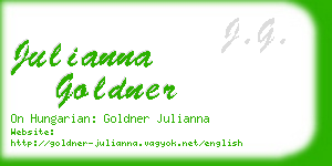 julianna goldner business card
